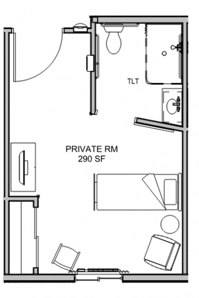 private room floor plan